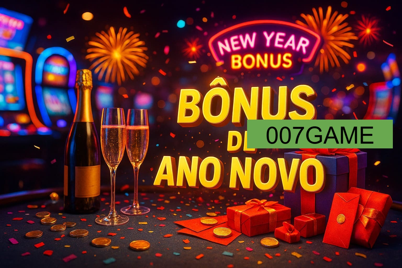Promoções de Ano Novo no 007GAME